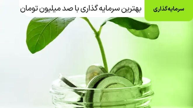 بهترین سرمایه گذاری با ۱۰۰ میلیون تومان در سال ۱۴۰۵